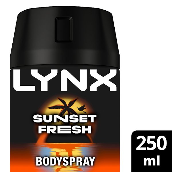 Lynx Men's Sunset Fresh Aerosol Body Spray 250Ml