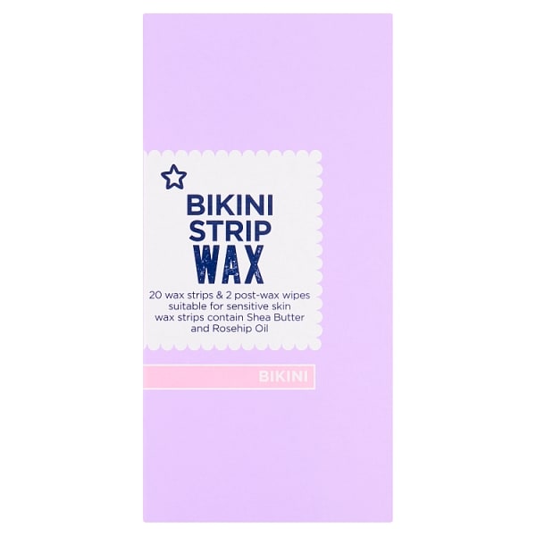 Superdrug Women's Bikini Wax Strips X 20