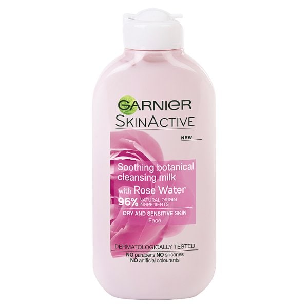 Garnier Unisex Natural Rose Cleansing Milk Sensitive Skin 200Ml