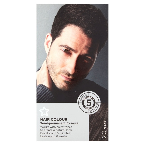 Superdrug Men's Black Colour For 2.0