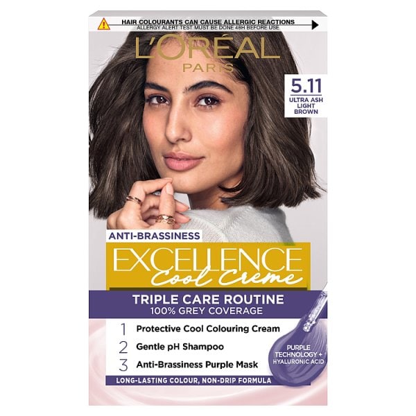 L'oréal Paris Unisex Ultra Ash L'oréal Excellence Cool Crème 5.11 Light Brown