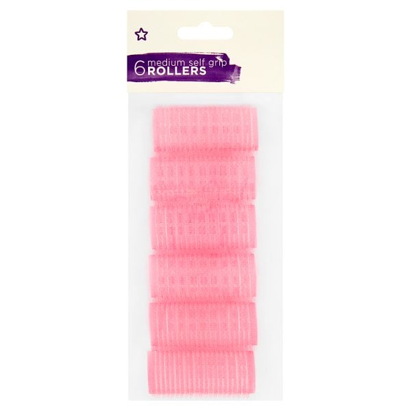 Superdrug Unisex Medium Velcro Rollers X 6