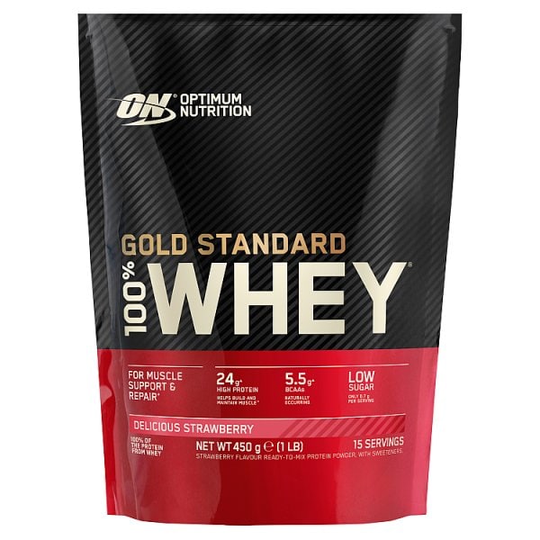 Optimum Nutrition Unisex Delicious Strawberry Whey Protein Powder