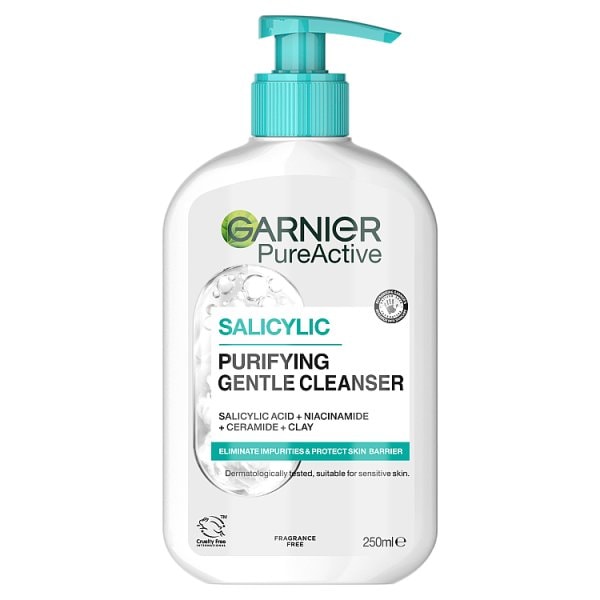 Garnier Salicylic Purifying Gentle Face Cleanser with Ceramides 250ml