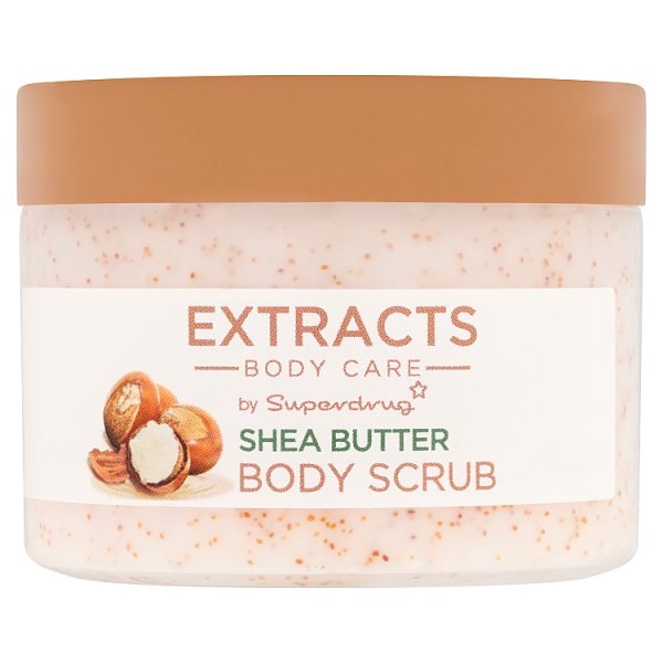 Superdrug Unisex Extracts Scrub Shea 75Ml Travel Mini