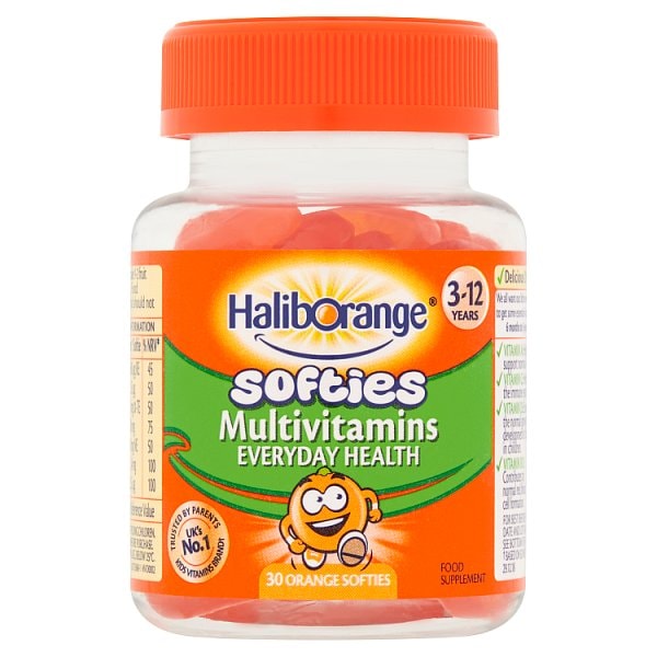 Haliborange Unisex Kids Orange Halib Multivitamins Flavoured - 30 Softies