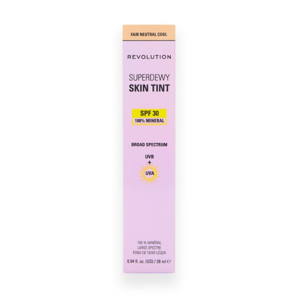 Revolution Unisex Fair Neutral Cool Superdewy Sundew Spf 30 Skin Tint Liquid Foundation Fair Neutrl Cool