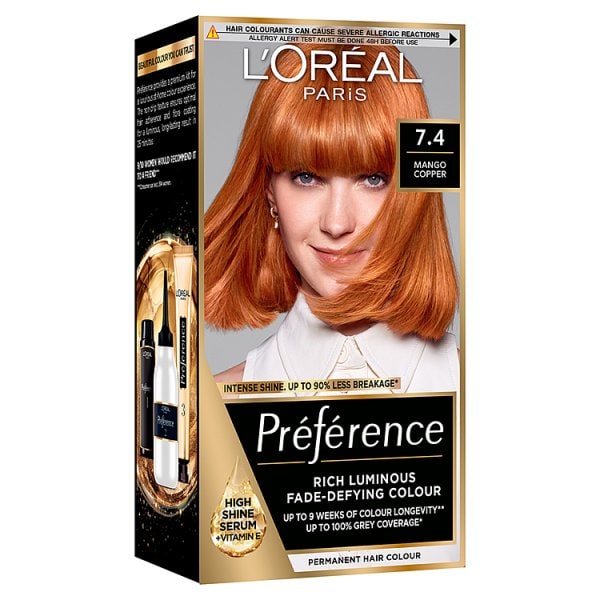 L'oréal Paris Women's Intense Copper Preference Infinia P74 Mango Hair Dye