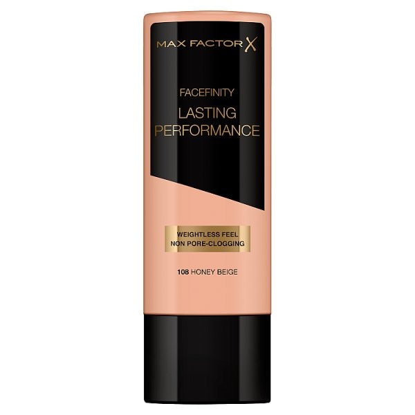 Max Factor Women's Honey Beige Lasting Performance Foundation 108 35Ml