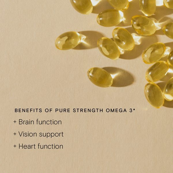 Wild Nutrition Pure Strength Omega 3 Men & Women Vitamins Health