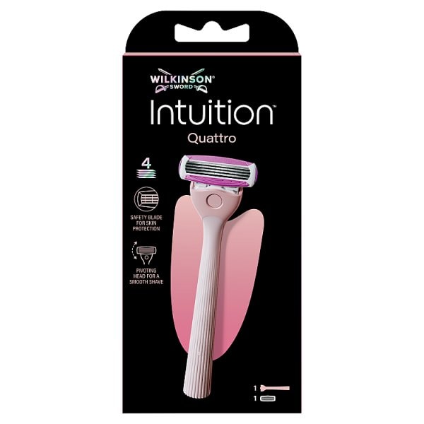 Wilkinson Sword Women's Intuition Quattro Razor