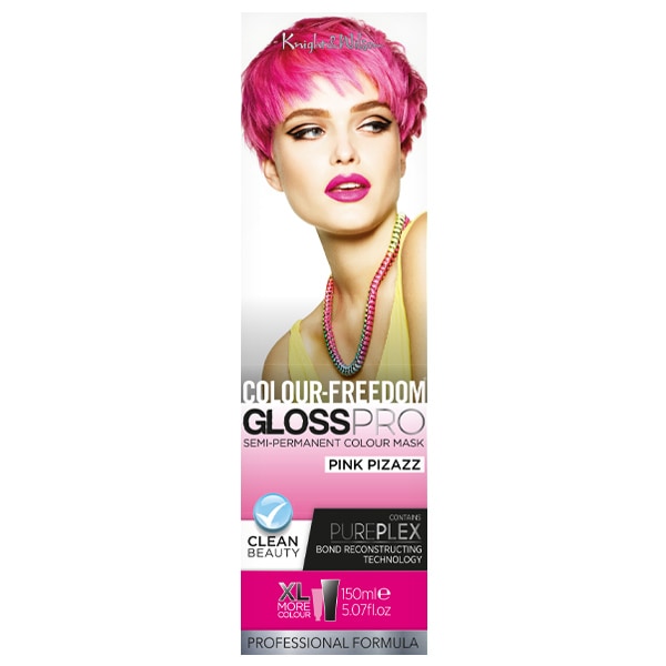 Knight & Wilson Unisex Pink Colour-Freedom Gloss Pizazz