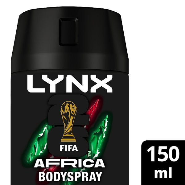 Lynx Men's Africa Aerosol Body Spray 150Ml