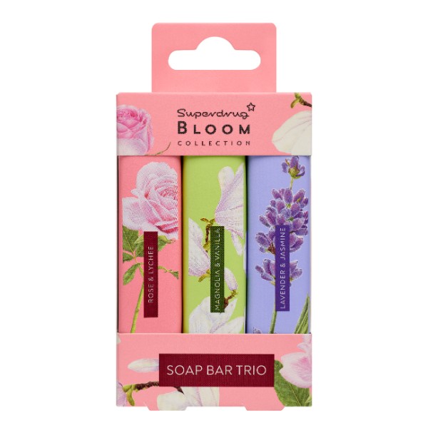 Bloom Unisex Trio Soap Bar Gift Set