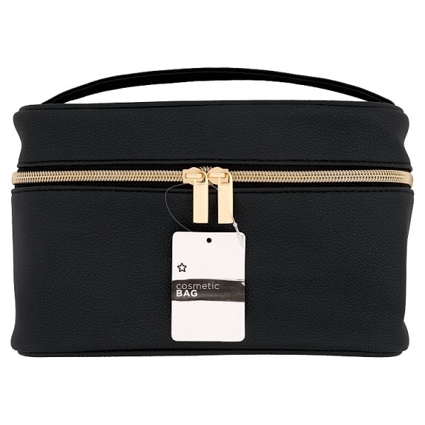 Superdrug Unisex Black Vanity Cosmetic Bag