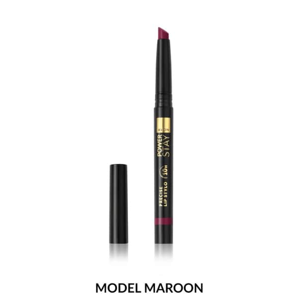 Avon Power Stay Precise Lip Stylo - Model Maroon