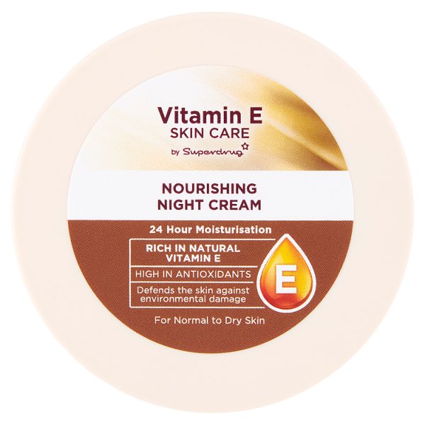 Vitamin E Unisex Cream By Superdrug Night 100Ml