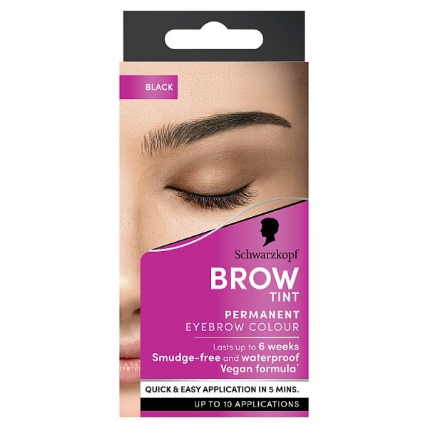 Schwarzkopf Brow Tint Black Permanent Eyebrow Tint