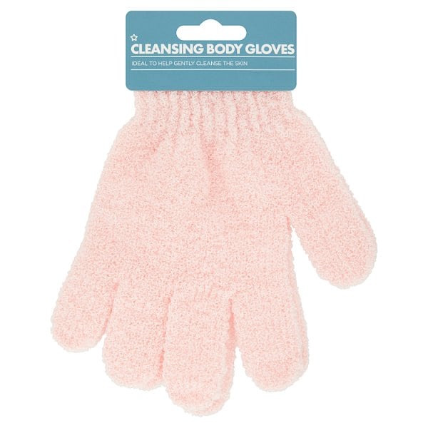Superdrug Unisex Pink Body Gloves