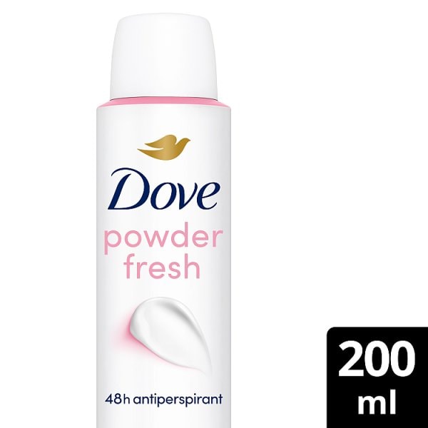 Dove Women's Powder Soft Anti-Perspirant Deodorant Aerosol 200Ml