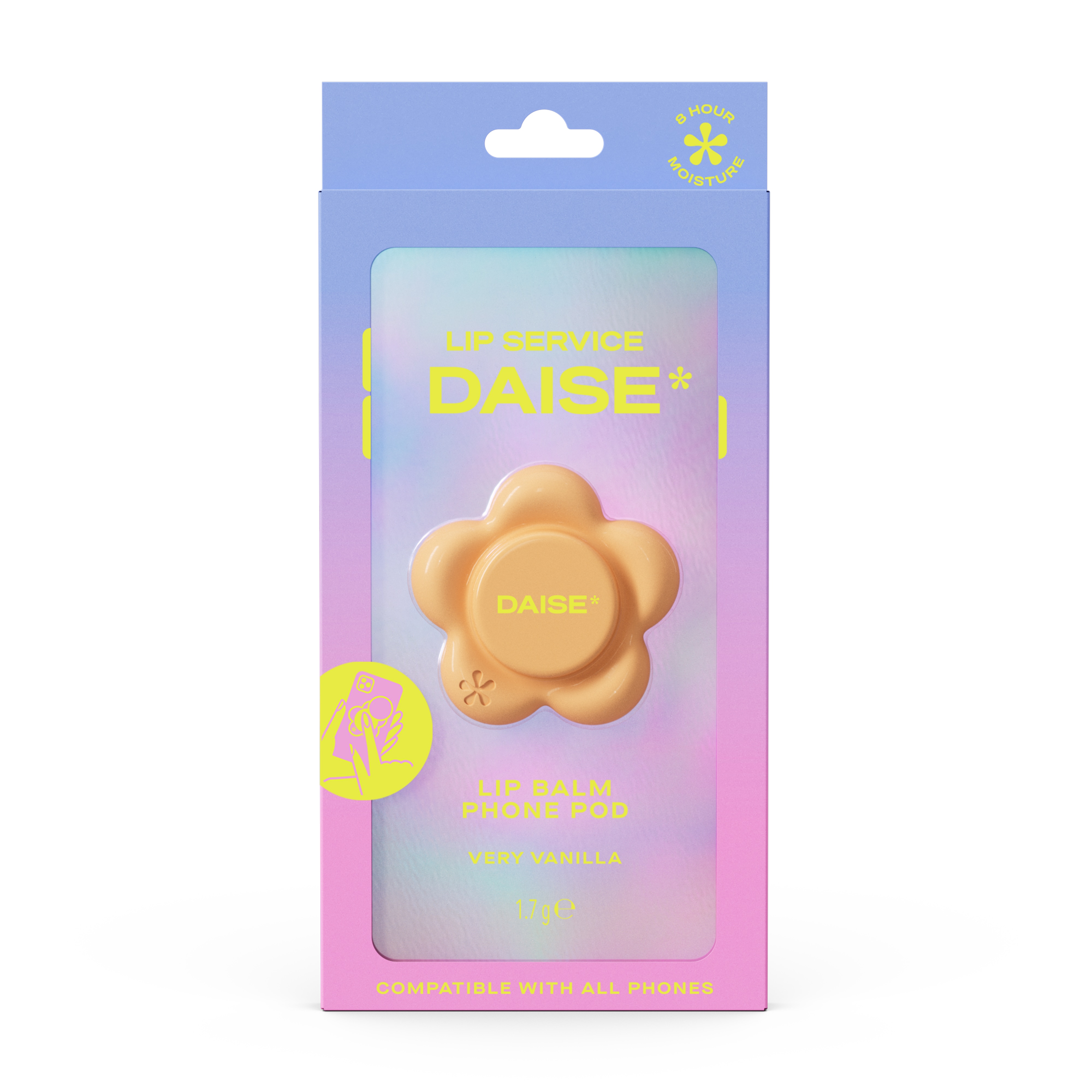 Daise Lip Service Lip Balm Phone Pod Very Vanilla 1.7g