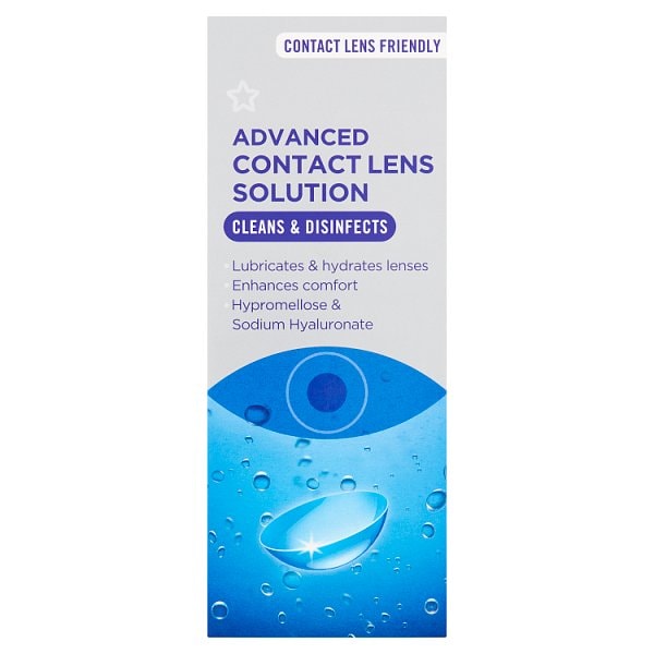 Superdrug Unisex Advanced Contact Lens Solution 360Ml