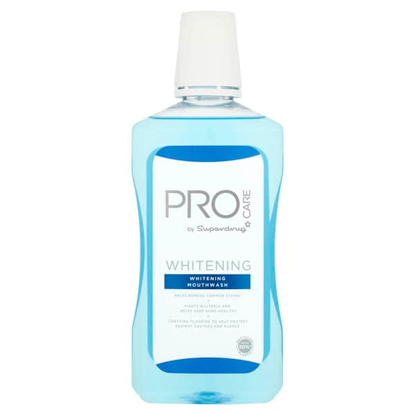 Procare Unisex White By Superdrug Ning Mouthwash 500Ml