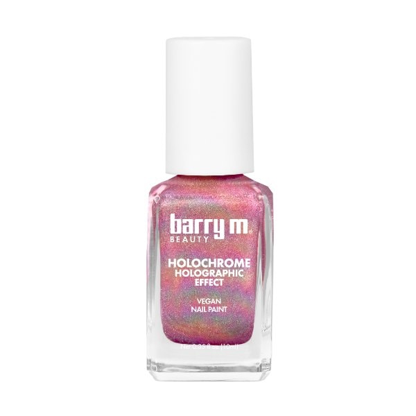 Barry M Holochrome Nail Paint Pixie Pink