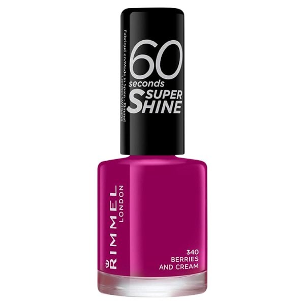 Rimmel 60 Seconds Super Shine Nail Polish - 340 Berries And Cream