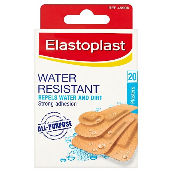Elastoplast Unisex All-Purpose Water & Dirt Resistant 20 Plasters