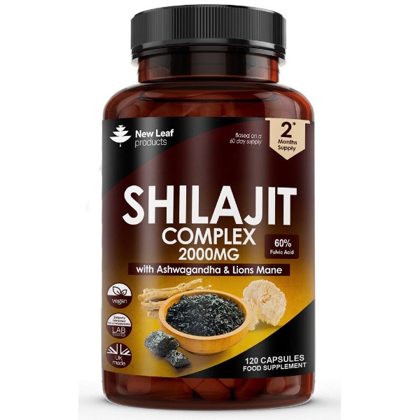 New Leaf Unisex Shilajit Complex Capsules 120S