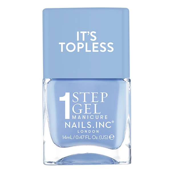Nails. Inc It's Topless Kim Sky Blue Crème Polish 14ml