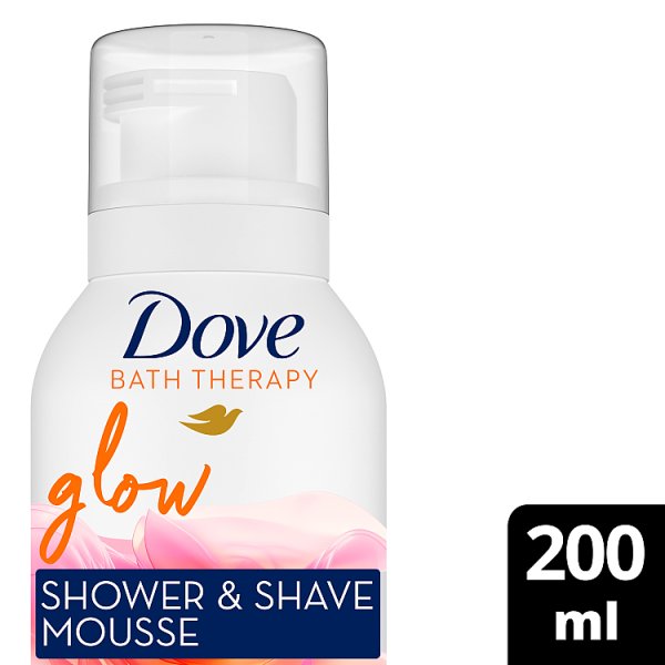 Dove Unisex Orange Shower Mousse Foam Glow Shower & Shave 200Ml