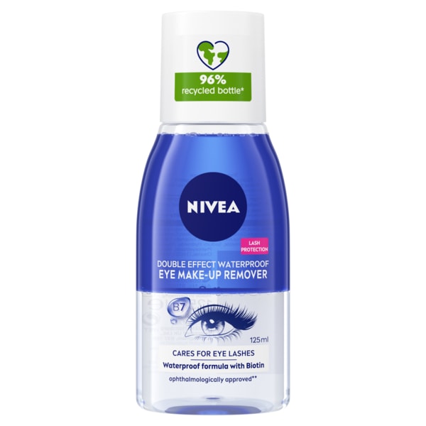 NIVEA Double Effect Waterproof Eye Make-Up Remover 125ml