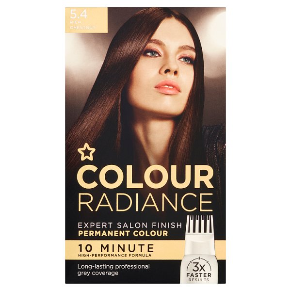 Superdrug Unisex Rich Chestnut Colour Radiance 5/4