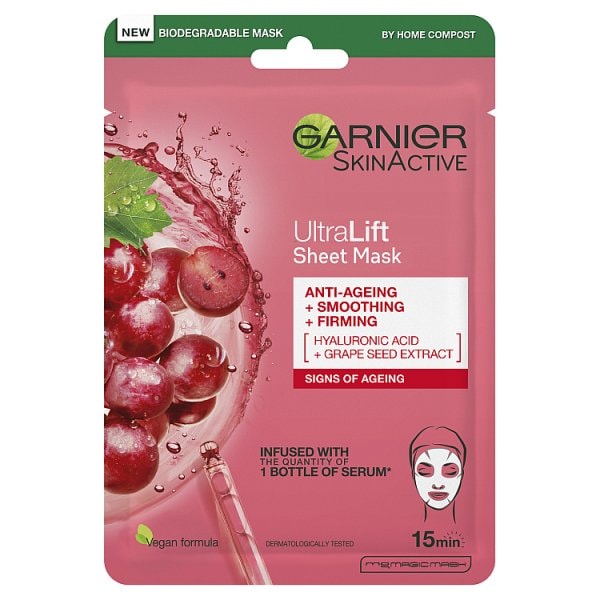 Garnier Ultralift Anti-Ageing Face Sheet Mask