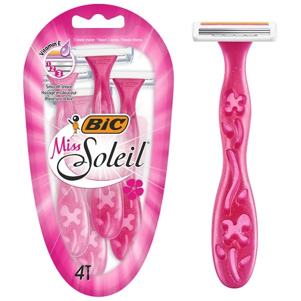 Bic Women's Miss Soleil Triple Blade Disposable Razor - X 4