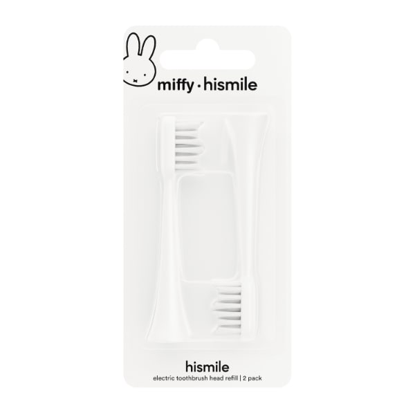 Hismile Unisex Pink Miffy Electric Toothbrush Blister Refill Head (2Pk)