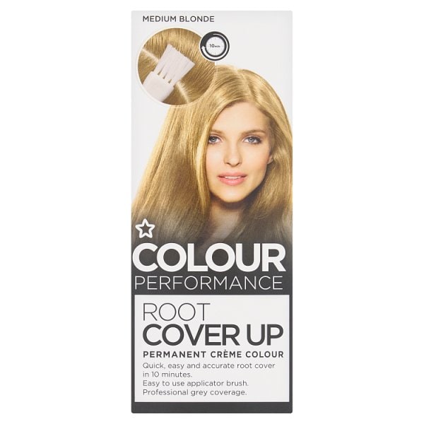 Superdrug Unisex Grey Performance Root Cover Up Medium Blonde 8.0
