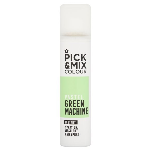 Pick & Mix Unisex Pastel Green Temporary Hair Colour Spray 75Ml