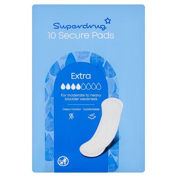 Superdrug Men's Extra Incontinence Pad X 10