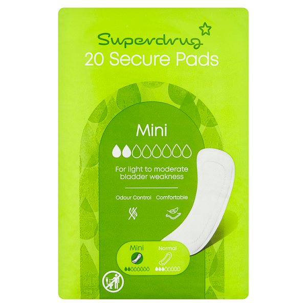 Superdrug Men's Mini Incontinence Pad X 20