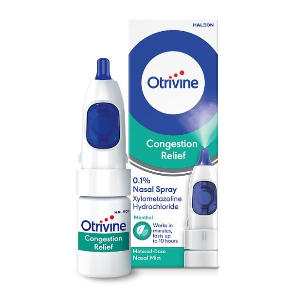 Otrivine Unisex Congestion Relief 0.1% Nasal Spray