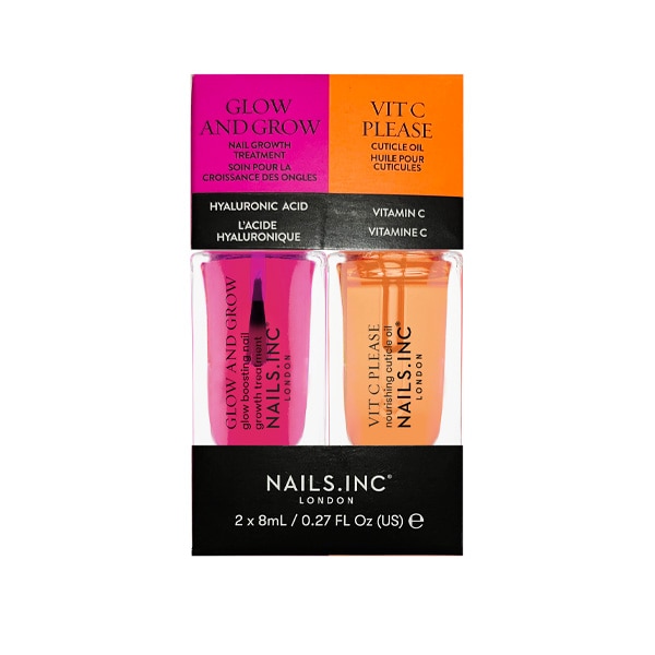 Nails. Inc Mini Duo Glow Grow Vit C