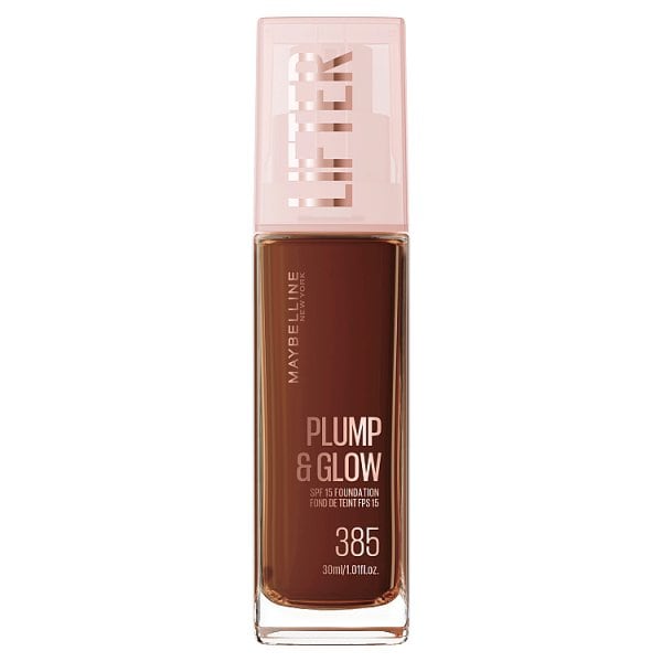 Maybelline Lifter Plump & Glow Liquid Foundation 385