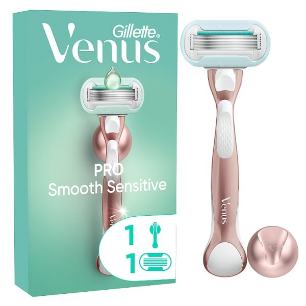 Venus Women's Rosegold Deluxe Smooth Sensitive Razor - 1 Blade