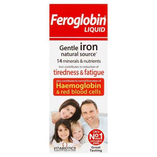 Vitabiotics Unisex Feroglobin B12 Iron Supplement Liquid 200Ml