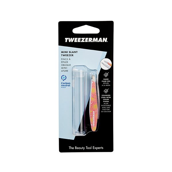 Tweezerman Mini Slant Tweezer Pink Lemonade Make Up Superdrug