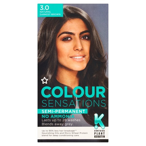 Superdrug Unisex Darkest Brown Sensations Natural 3.0