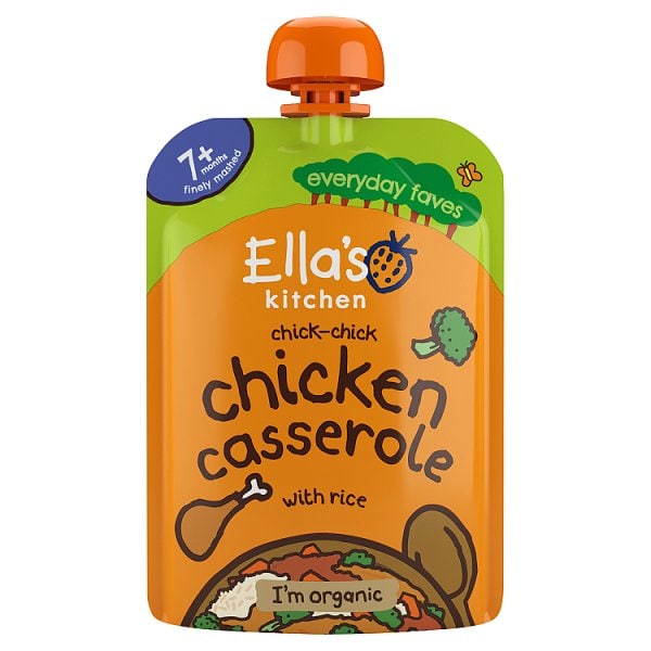 Ella's Kitchen Organic Chicken & Rice Casserole 7M+ 130G